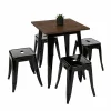 TolixTable_dining_60x60_black_stools_chairforce