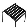 Louis45Stool-Black-SeatCloseUp-Chairforce